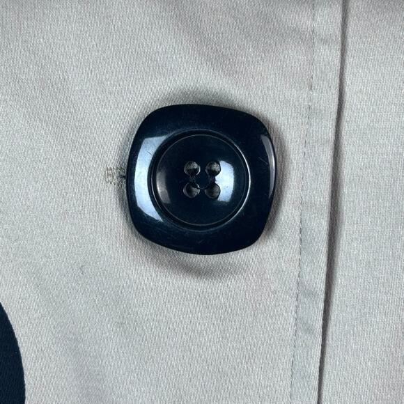 Talie jacket large NWT trench spring cotton polka dot lightweight neutrals‎ - Picture 10 of 13